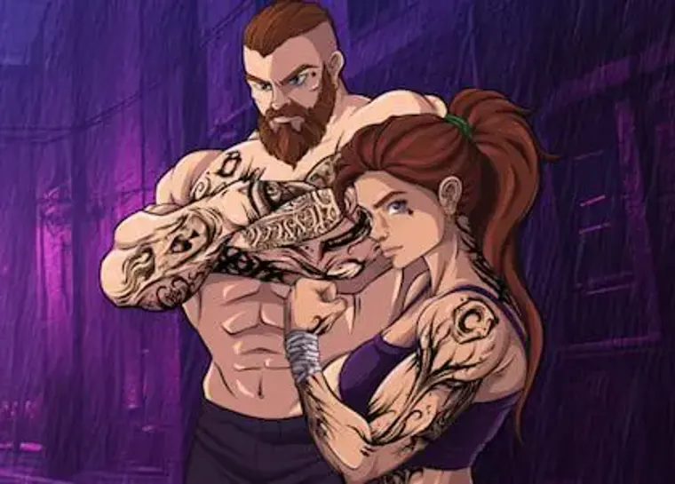 Personnages tatoués de l'univers Brutal Casino