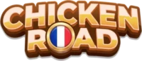 Logo du jeu Chicken Road avec le drapeau français